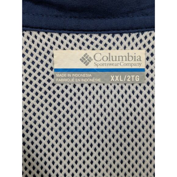 Columbia PFG Shirt Mens XXL Permit Omni Shade Woven Roll Tab Long Sleeve Vented - Picture 5 of 13